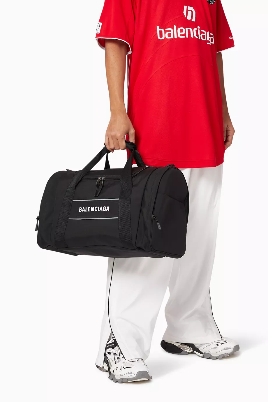 Buy Balenciaga Black Sport Gym Bag in Recycled Nylon For Men Online Ounass UAE