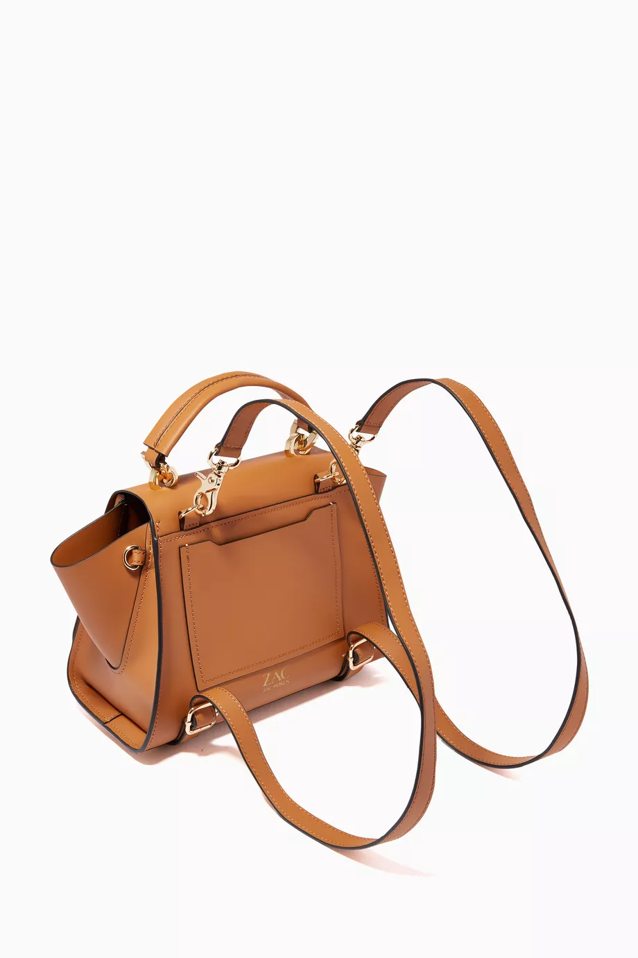 Buy ZAC Zac Posen Brown Eartha Convertible Backpack in Leather For Women Online Ounass UAE