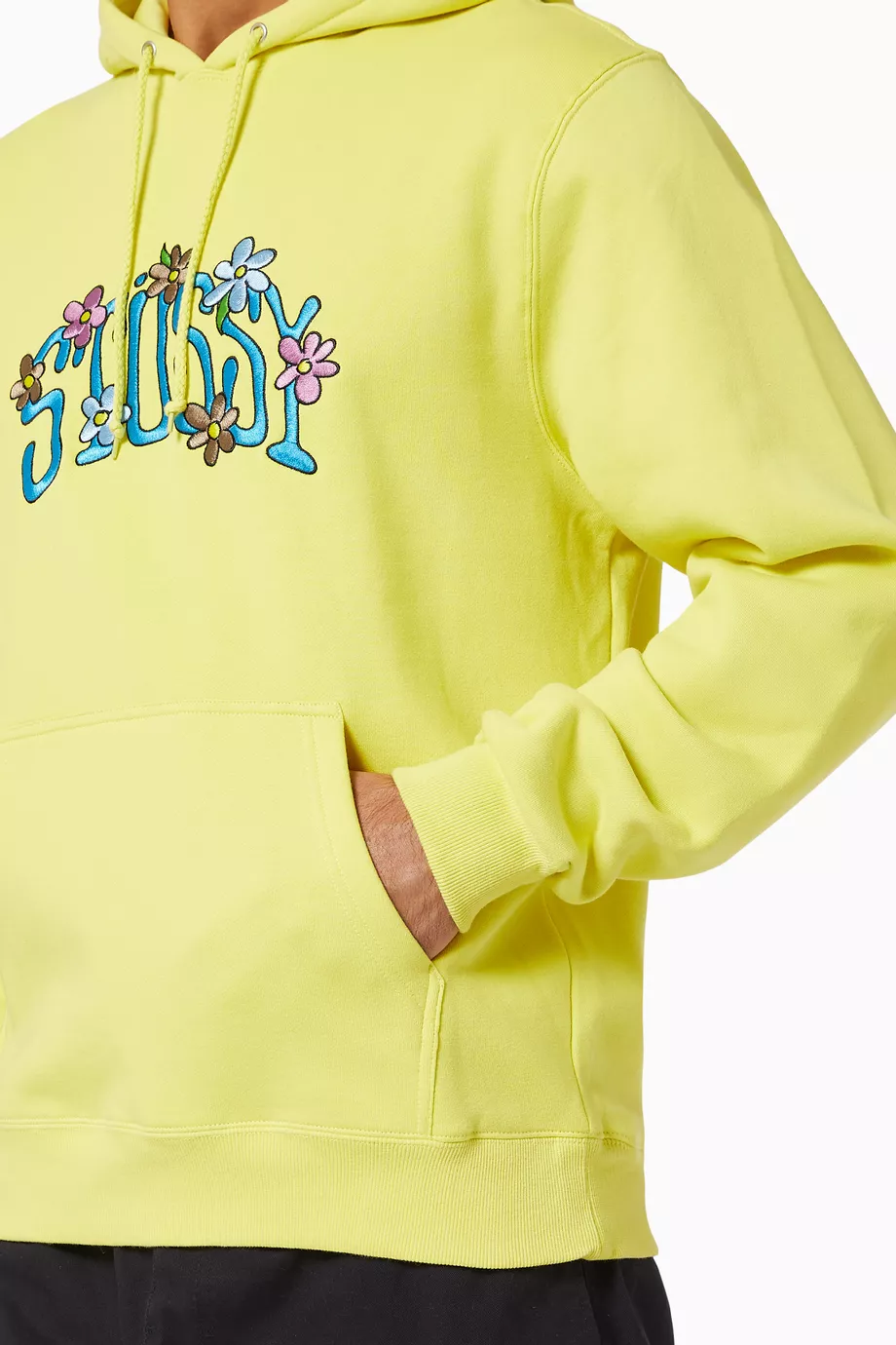Stussy yellow hoodie outlet