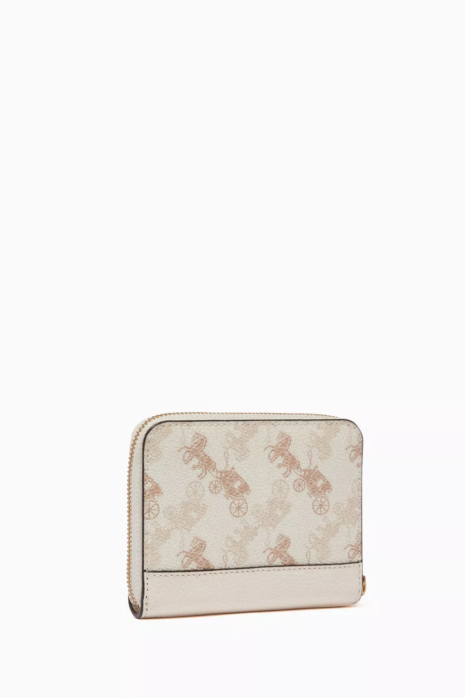 Small wallet with horse and carriage print 2025