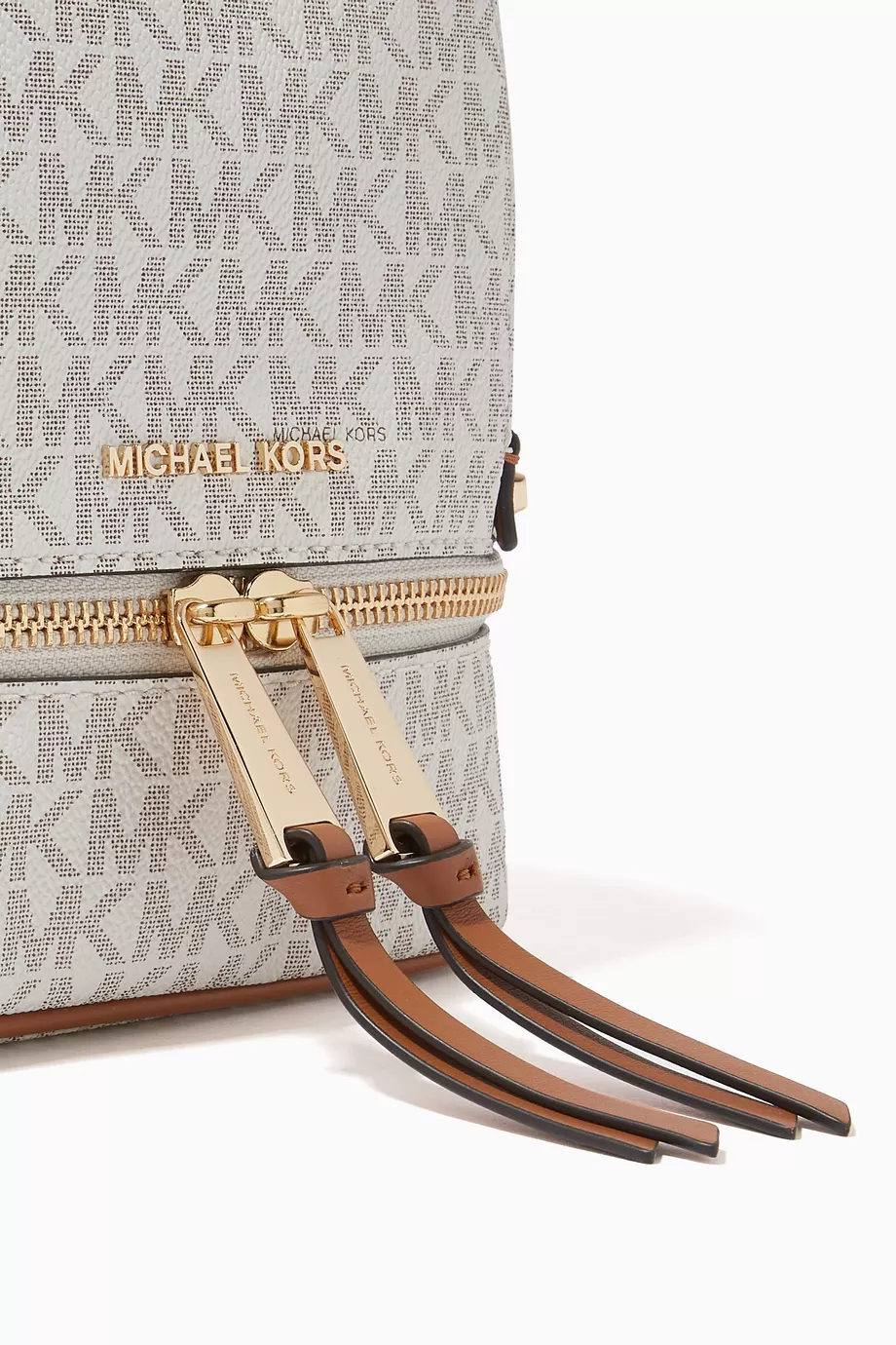 Buy Michael Kors White Rhea Mini Convertible Backpack in Canvas For Women Online Ounass UAE