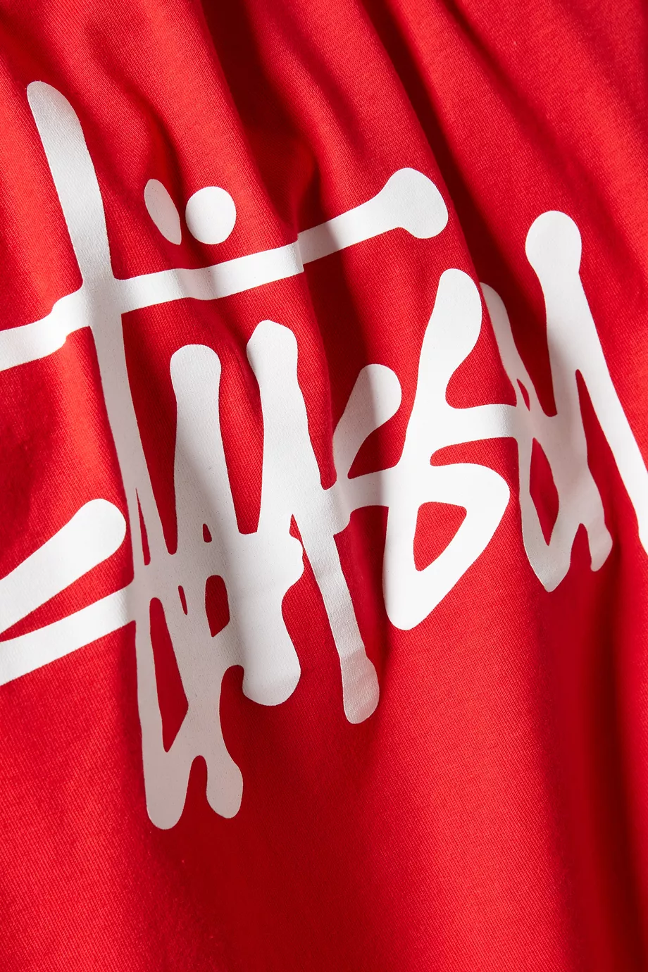 Stussy red shirt top
