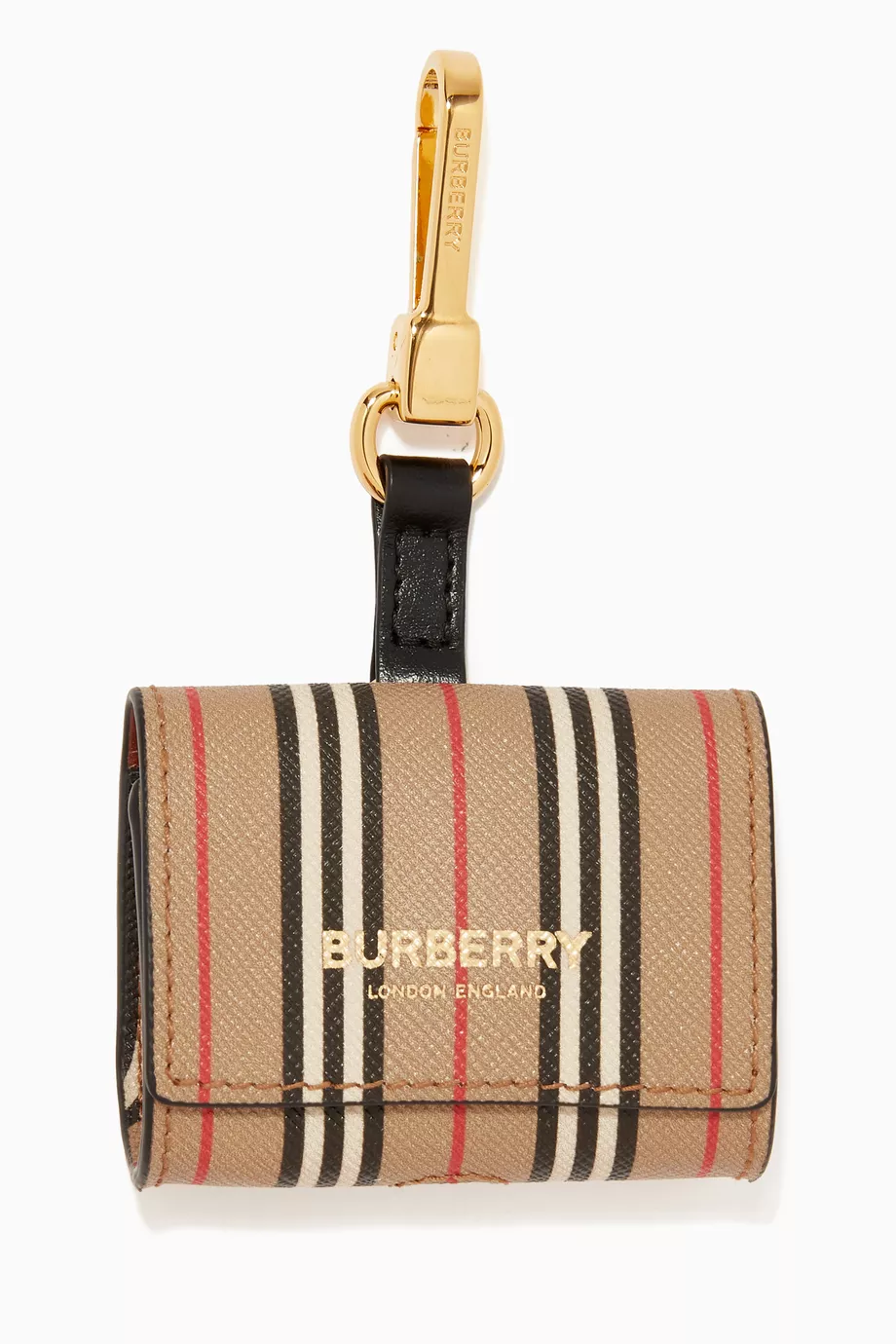 Buy Burberry Neutral AirPods Pro Case in Icon Stripe E-canvas and