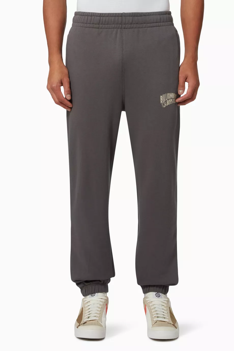 Buy Billionaire Boys Club Grey Small Arch Logo Sweatpants in Cotton For Men Online Ounass UAE