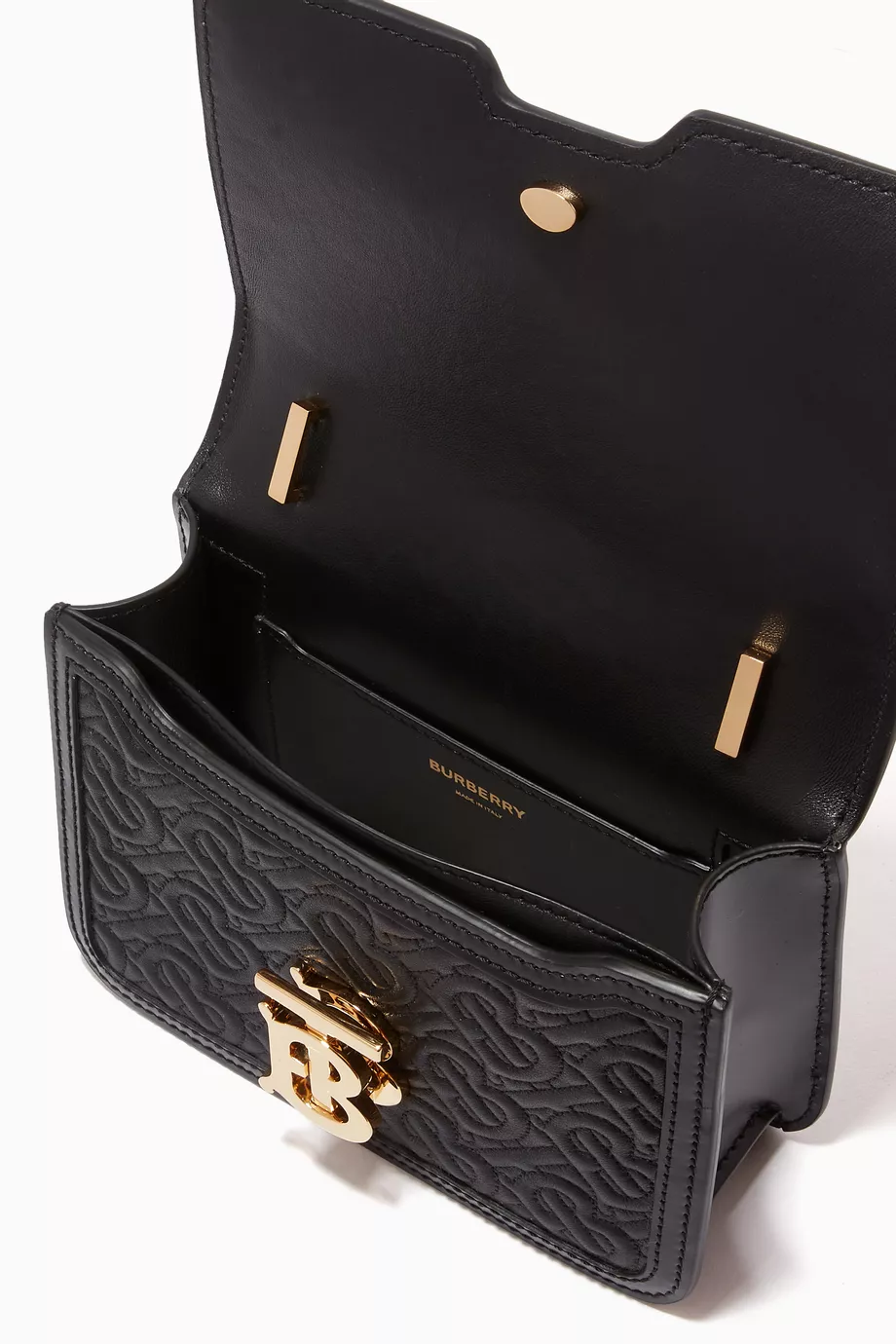 Small quilted monogram lambskin tb bag hotsell