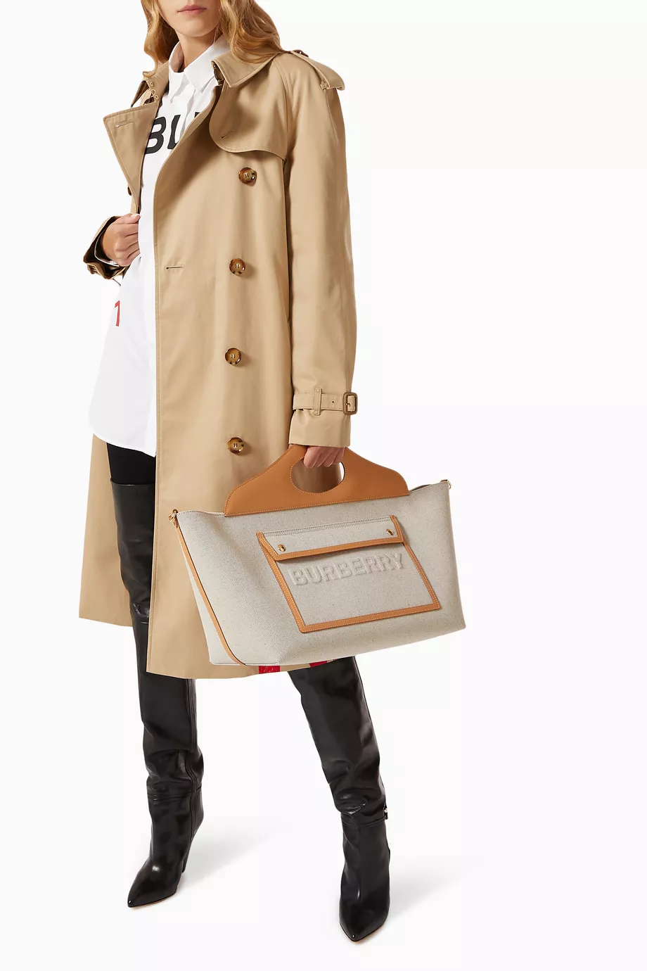 Burberry pocket bag medium shop