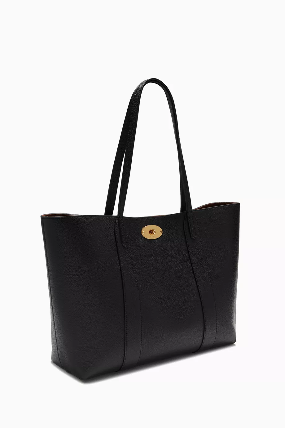 Buy Mulberry Black Bayswater Tote Bag in Small Classic Grain Leather For Women Online Ounass UAE