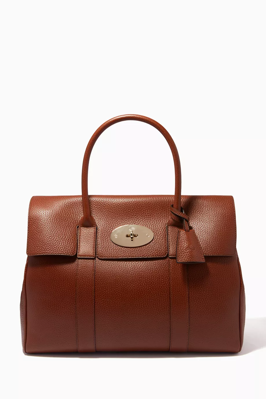 Buy Mulberry Brown Bayswater Shoulder Bag in Natural Grain Leather For Women Online Ounass UAE