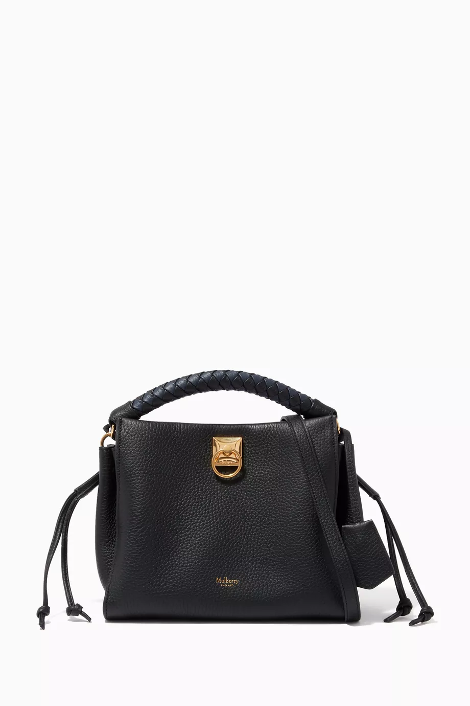 Buy Mulberry Black Small Iris Shoulder Bag in Heavy Grain Leather For Women Online Ounass UAE