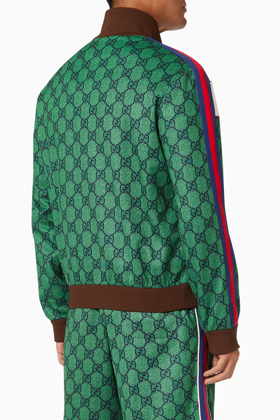 Buy Gucci Green GG Zip Jacket in Technical Jersey For Men Online Ounass UAE