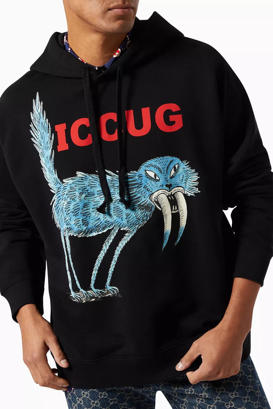 Gucci tiger hoodie best sale