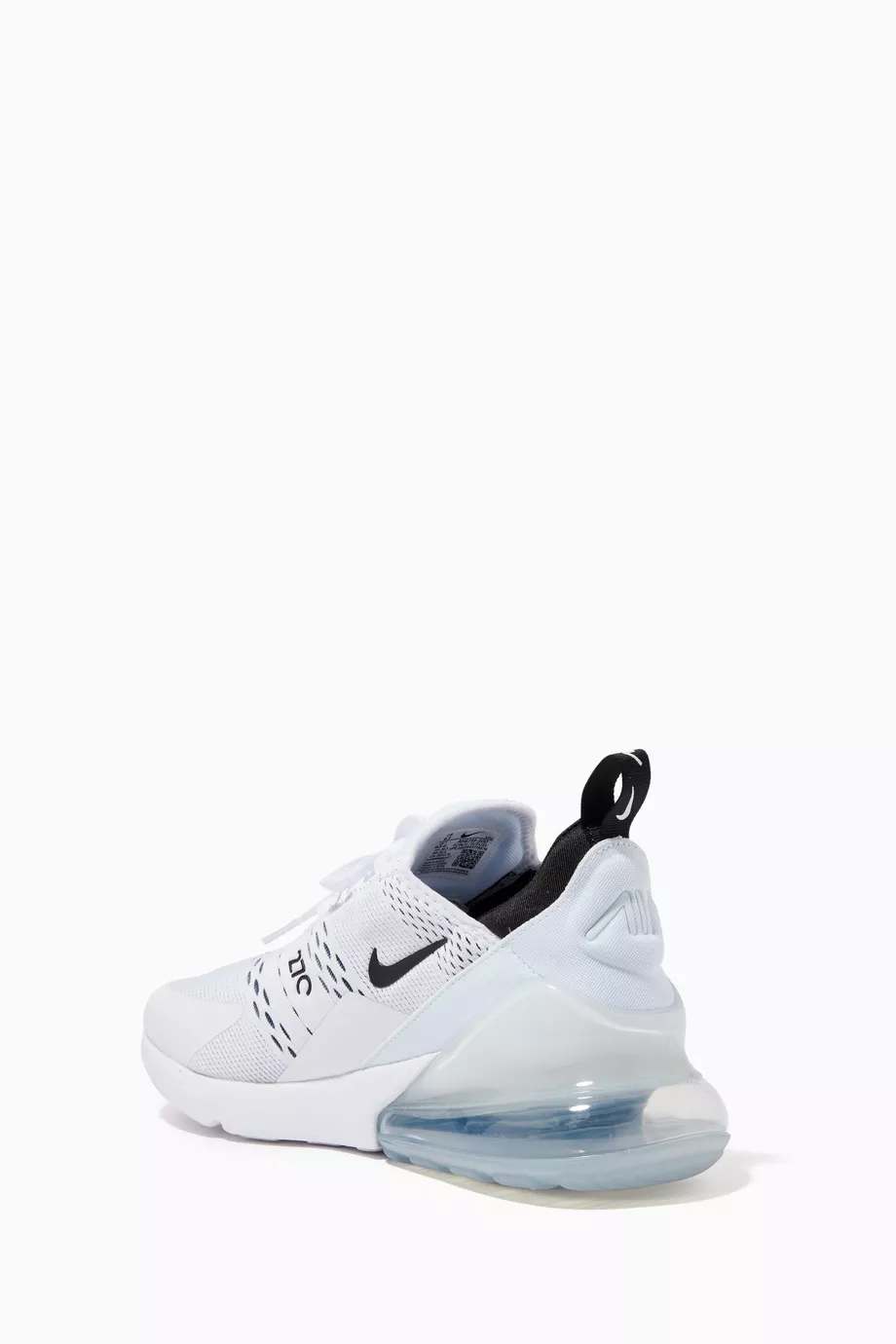 Buy Nike White Air Max 270 Sneakers in Textile For Women Online