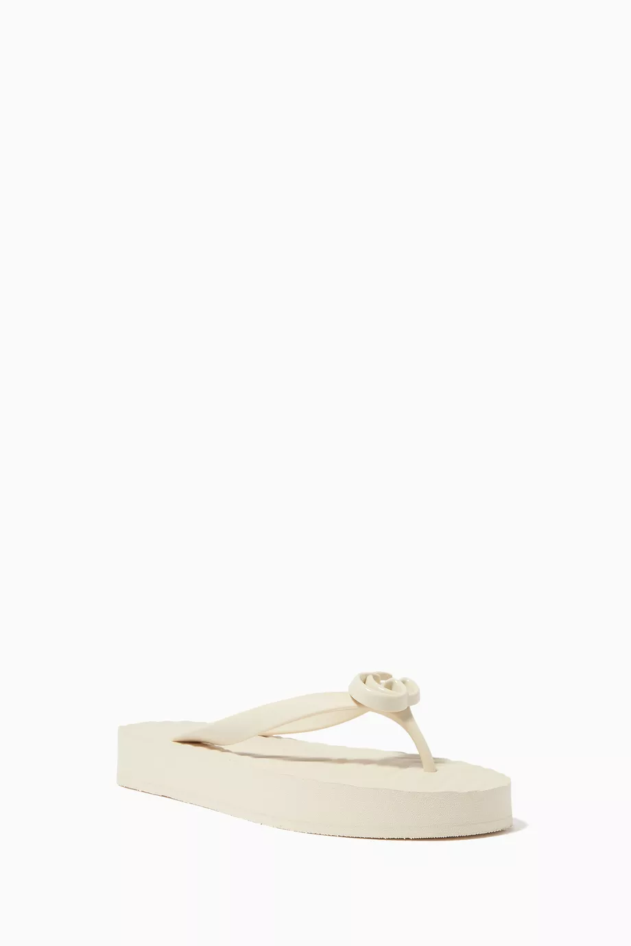 White gucci flip flops cheap cheap