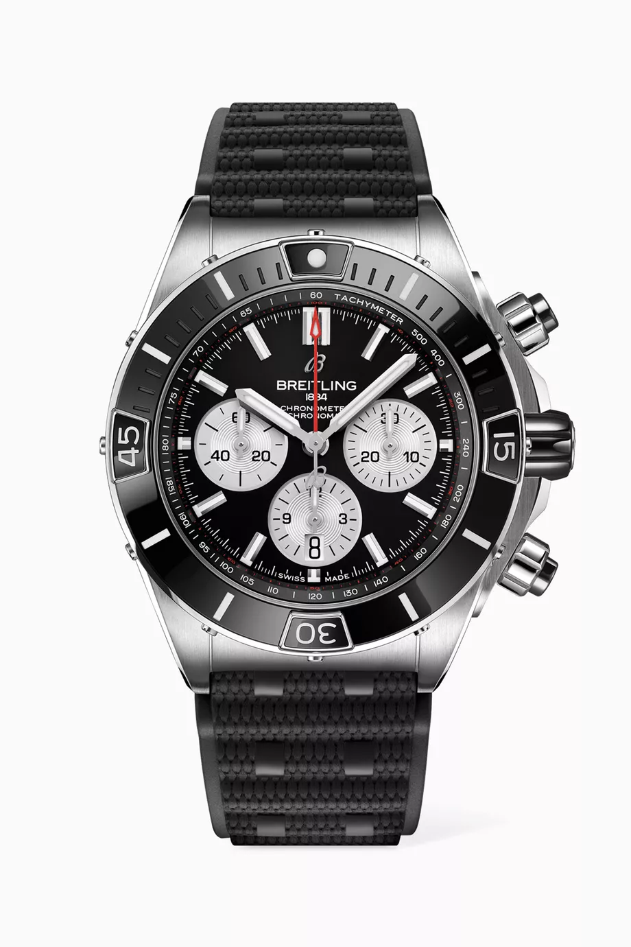 Buy Breitling Black Super Chronomat B01 44 For Men Online Ounass UAE