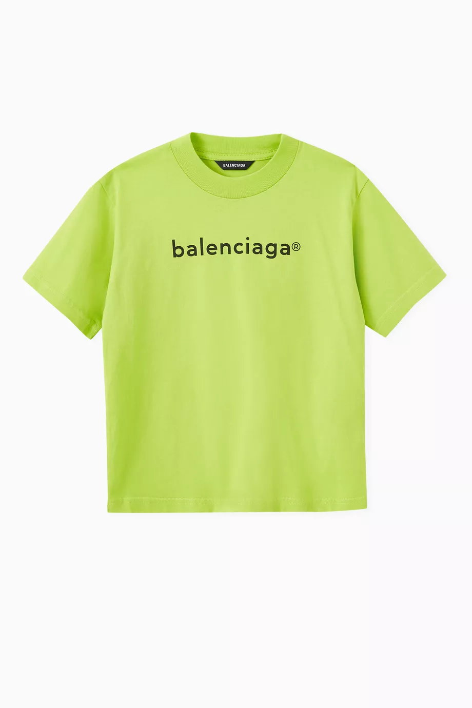 Green balenciaga t shirt online