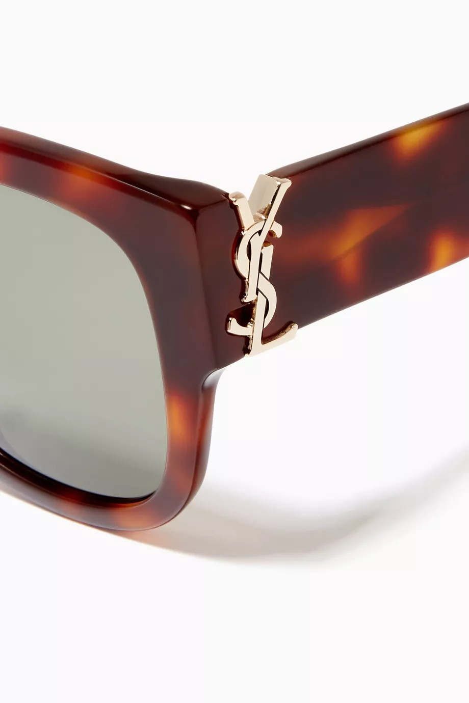 Buy SAINT LAURENT Brown SL M95/F Sunglasses For Women Online - Main Image