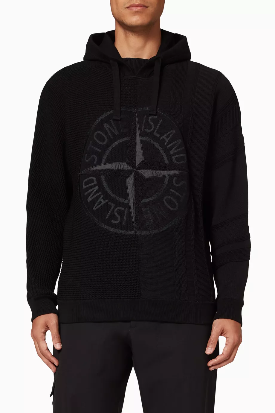 Stone island embroidered sweatshirt 2025