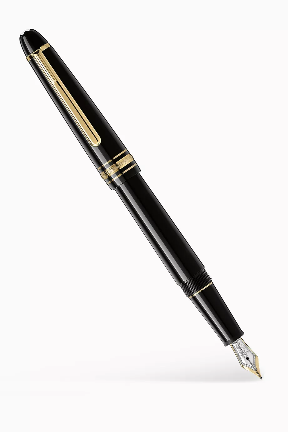 Buy Montblanc Black Meisterstuck Gold Coated Classique Fountain Pen Medium Nib For UNISEX Online Ounass UAE