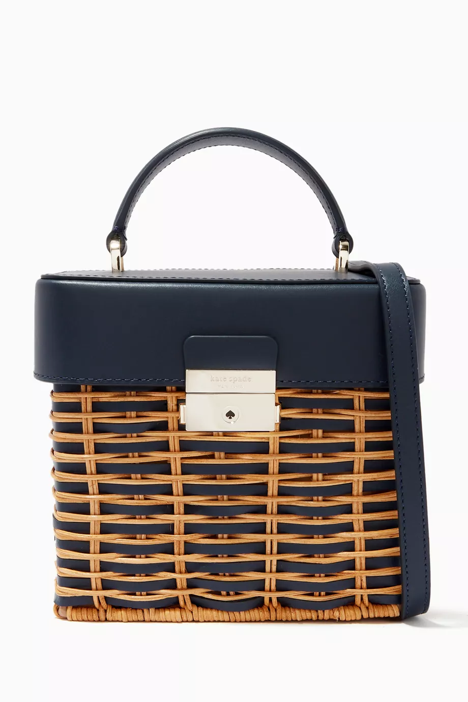 Buy Kate Spade New York Multicolour Small Voyage Top Handle Bag in Wicker Leather For Women Online Ounass UAE