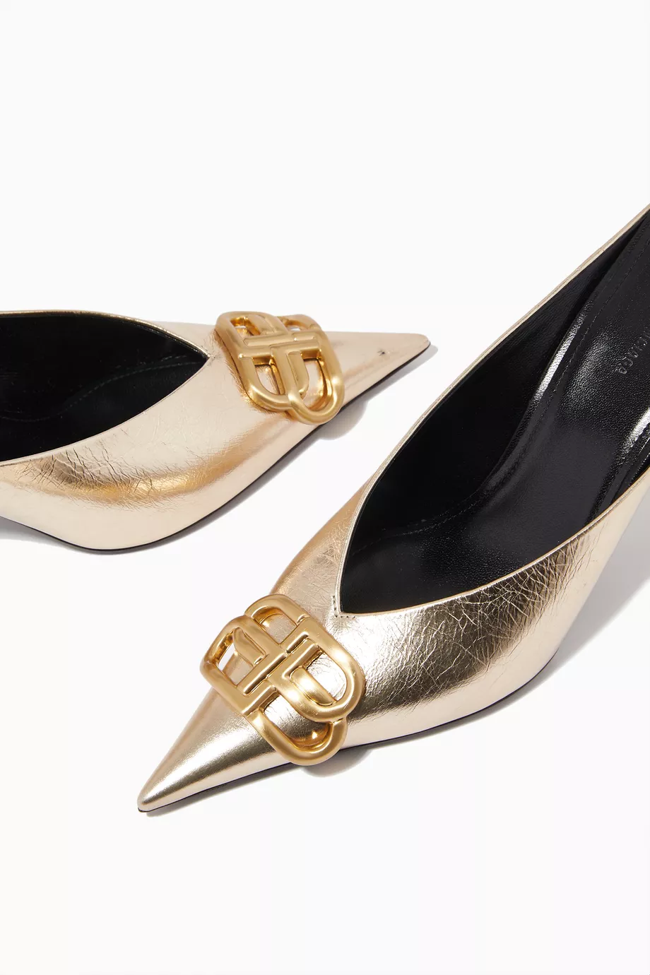 Balenciaga heels gold shop