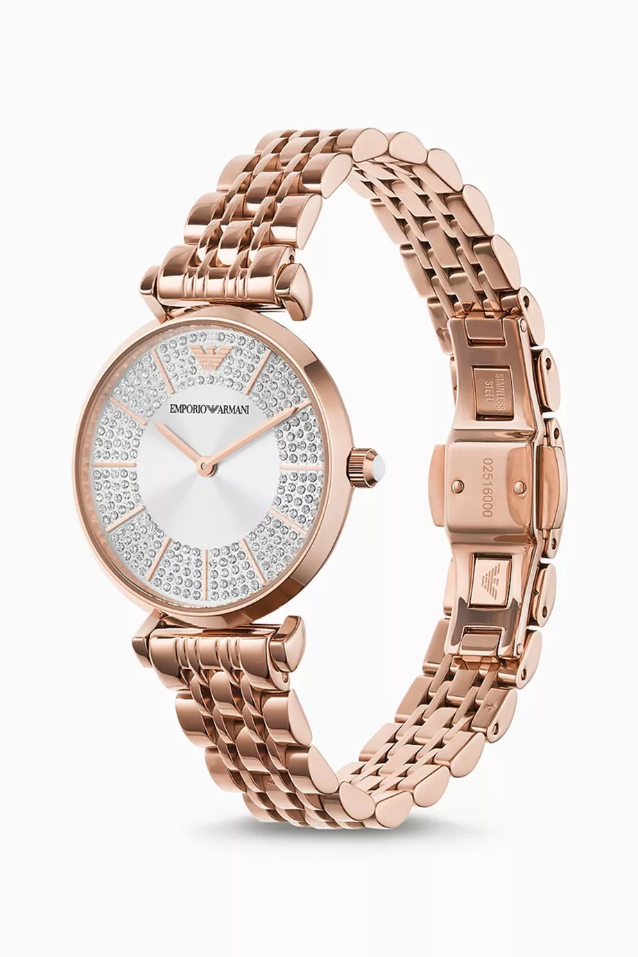 Buy Emporio Armani Rose Gold Gianni Automatic Watch 32mm For Women Online Ounass UAE