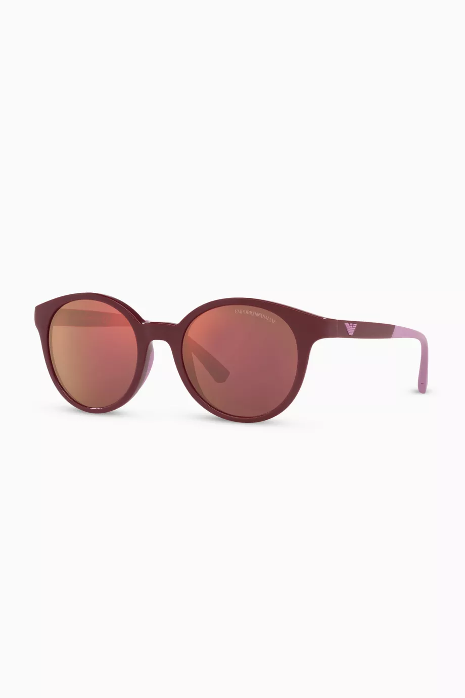 Buy Emporio Armani Red Round Frame Sunglasses in Acetate For Girls Online Ounass UAE