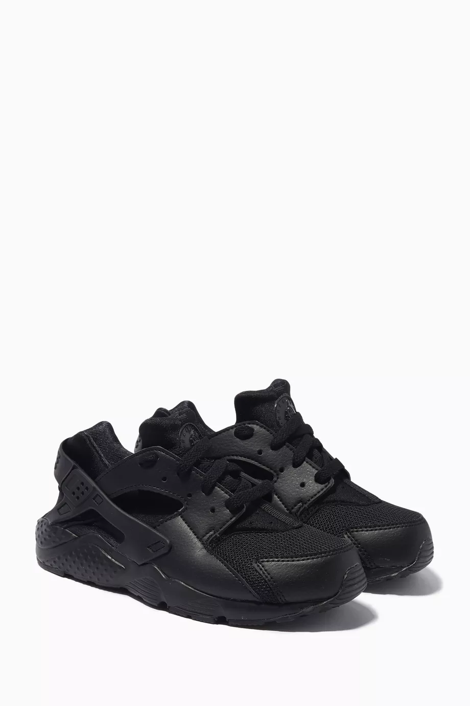 Buy Nike Black Huarache Run Sneakers For Boys Online Ounass UAE