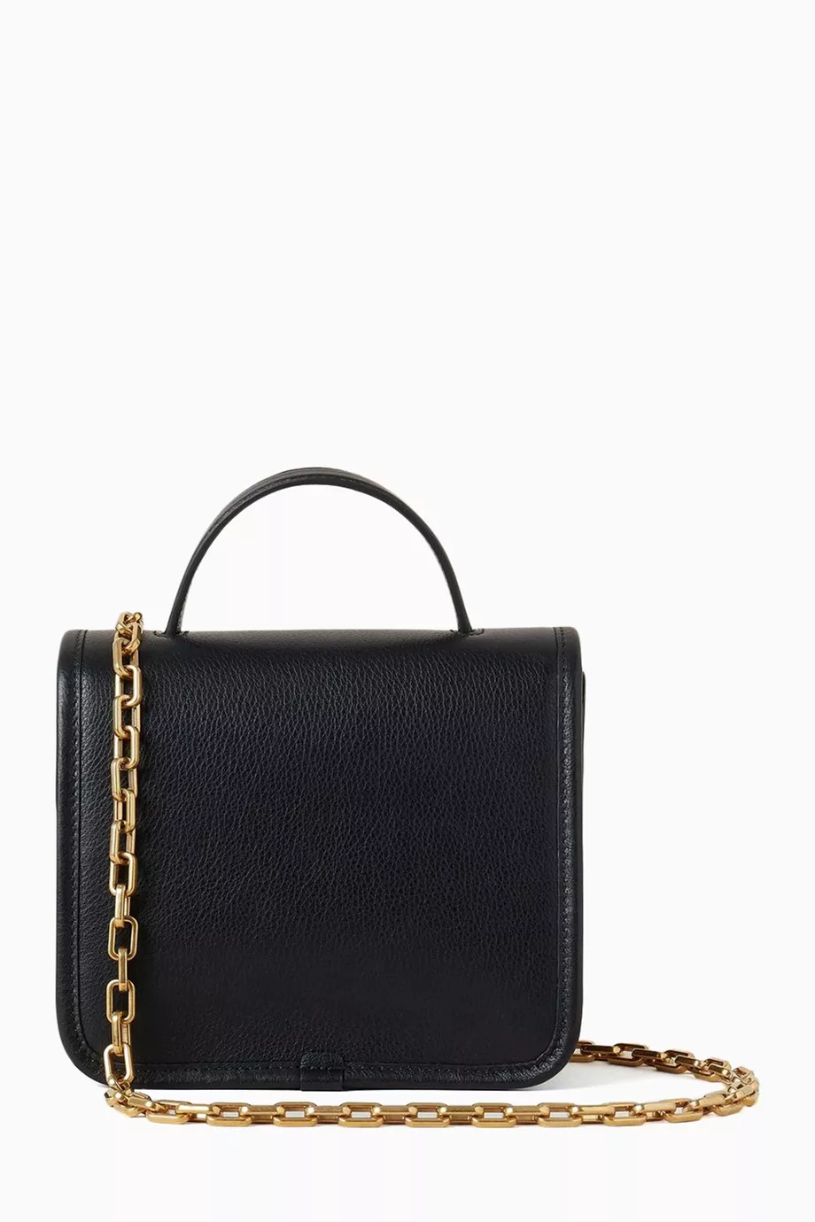 Buy Mulberry Black Sadie Square Bag in Silky Calf Leather