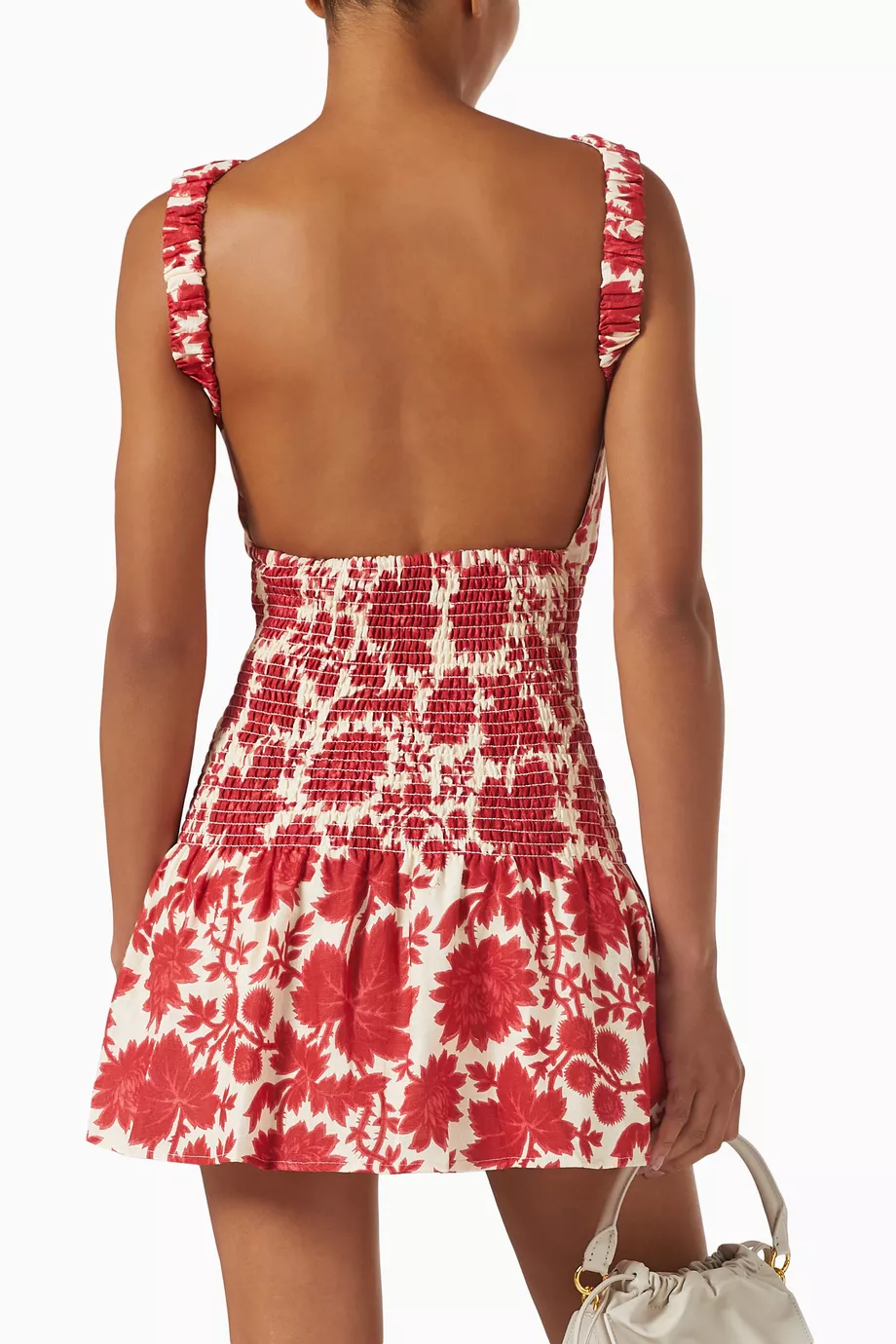 Buy SIR The Label Red Cinta Mini Dress in Linen For Women Online | Ounass  UAE