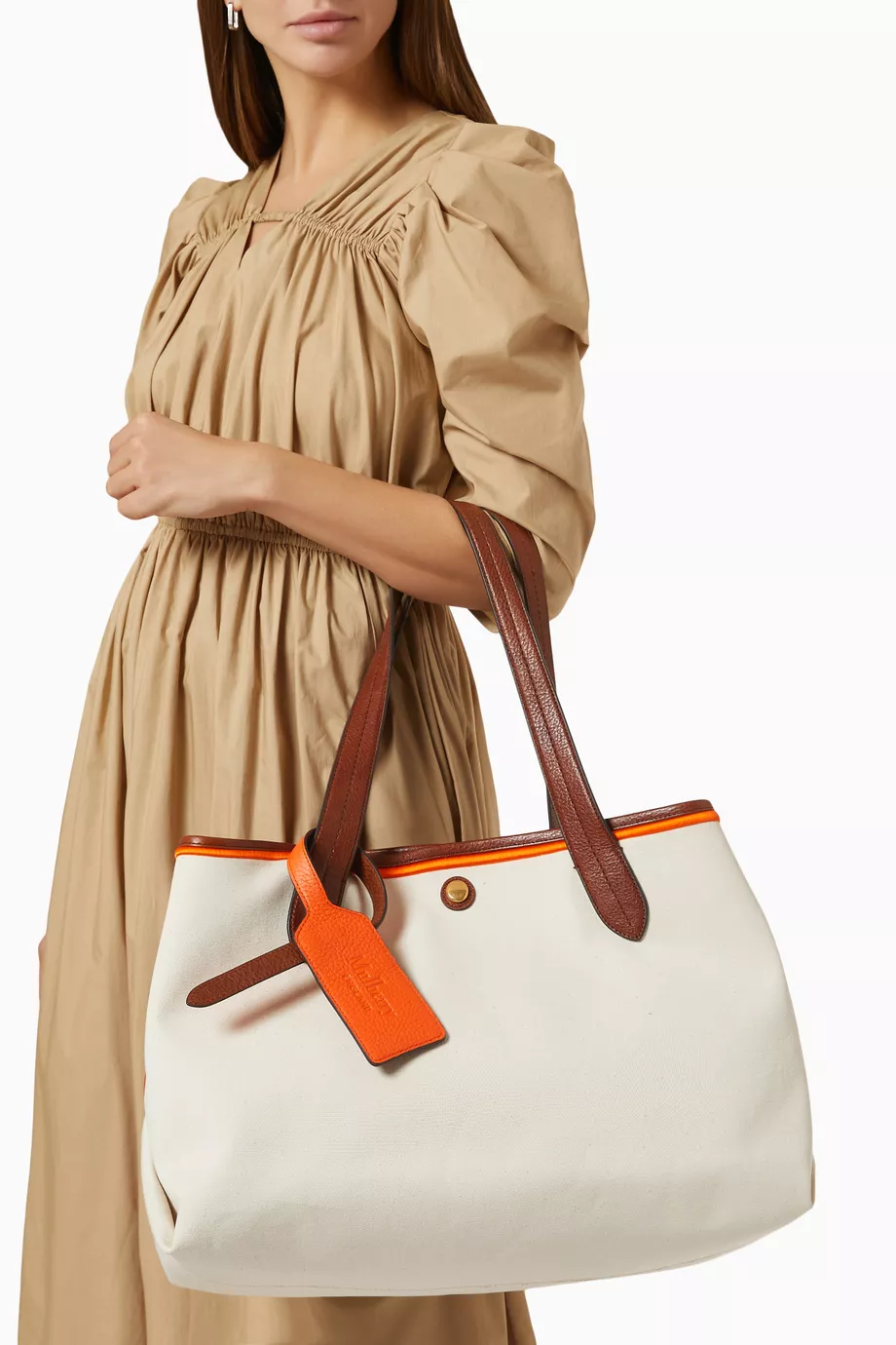 Buy Mulberry Multicolour Tote Bag in Canvas Leather For Women Online Ounass UAE