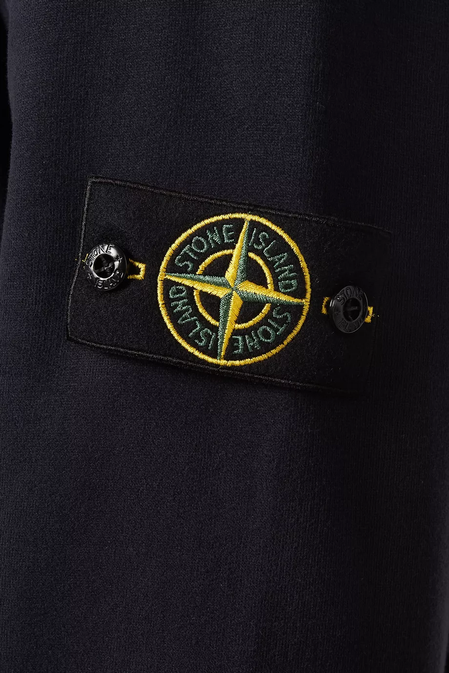 Buy Stone Island Blue Crewneck Sweatshirt in Cotton fleece For Men Online Ounass UAE