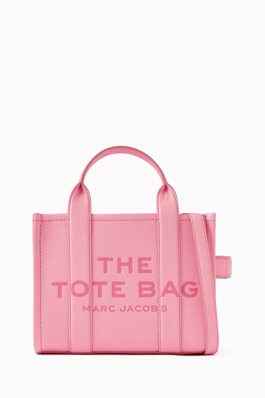 Buy Marc Jacobs Pink The Small Tote Bag in Leather For Women Online Ounass UAE