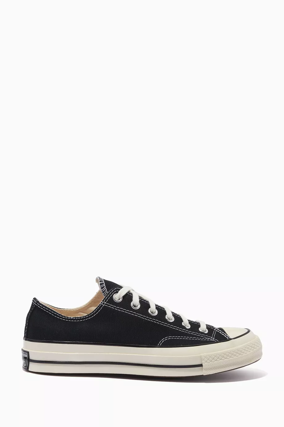 Buy Converse Black Chuck 70 Low top Sneakers in Canvas For Women Online Ounass UAE