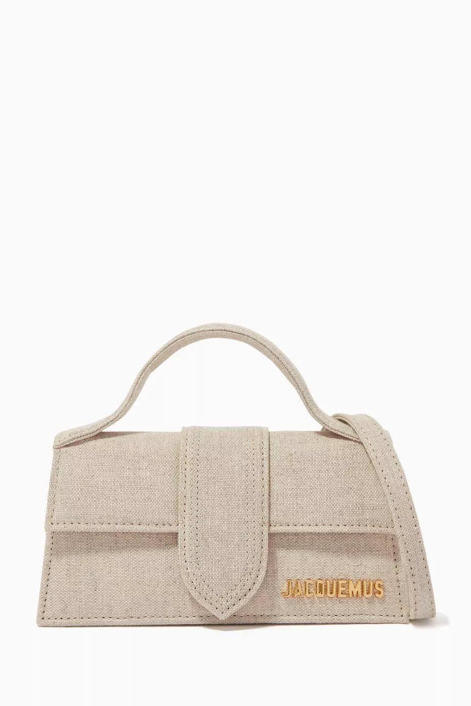 Linen jacquemus bag on sale