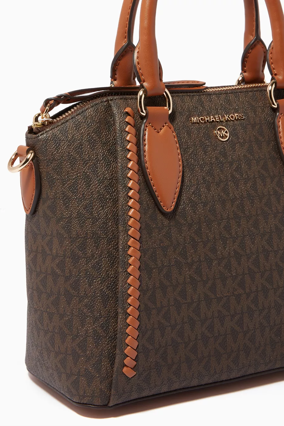 Buy Michael Kors Brown Sienna Medium Bag in Logo Canvas For Women