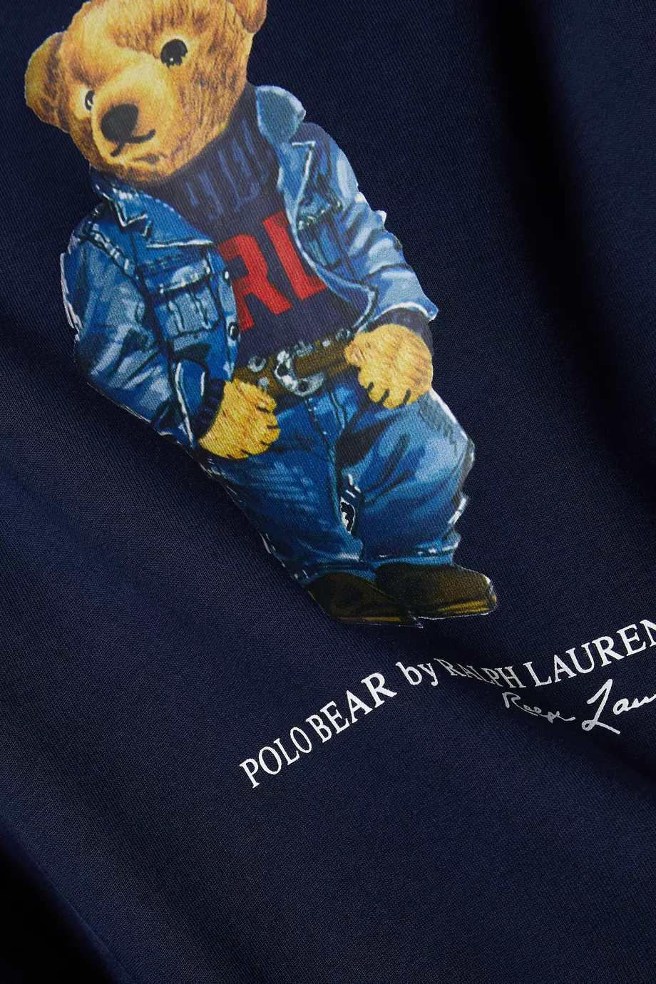 Buy Polo Ralph Lauren Blue Polo Bear Hoodie in Fleece For Men Online Ounass UAE