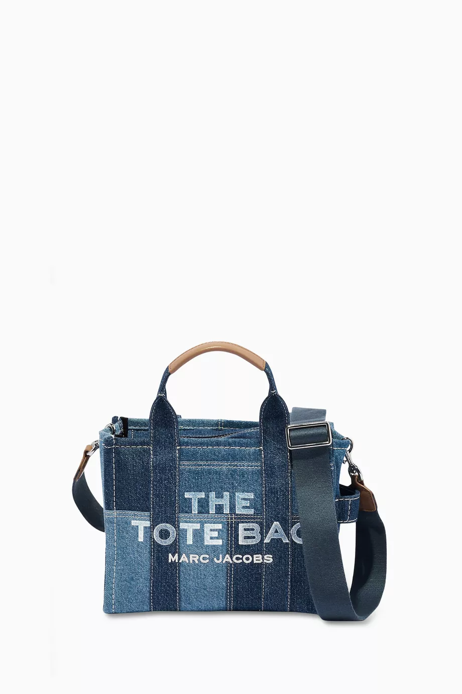 Buy Marc Jacobs Blue The Small Tote Bag in Denim For Women Online