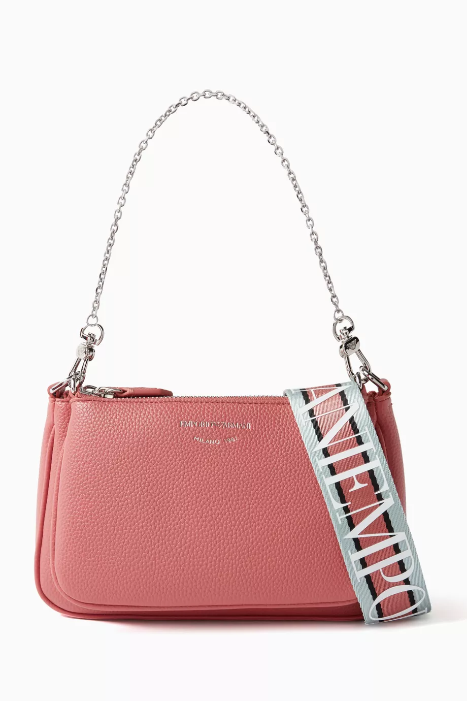 Emporio armani pink bag hot sale