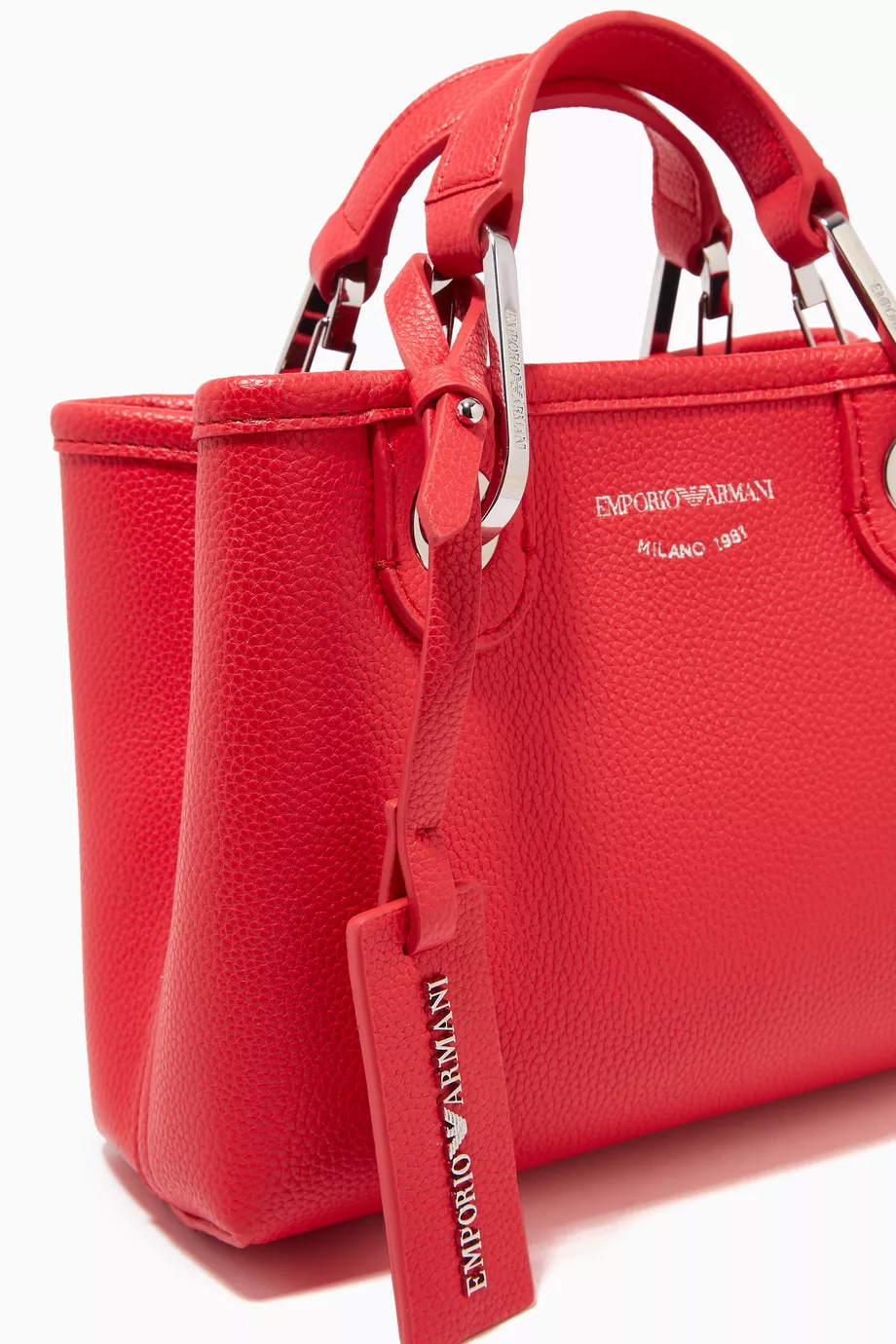 Emporio armani red bag best sale