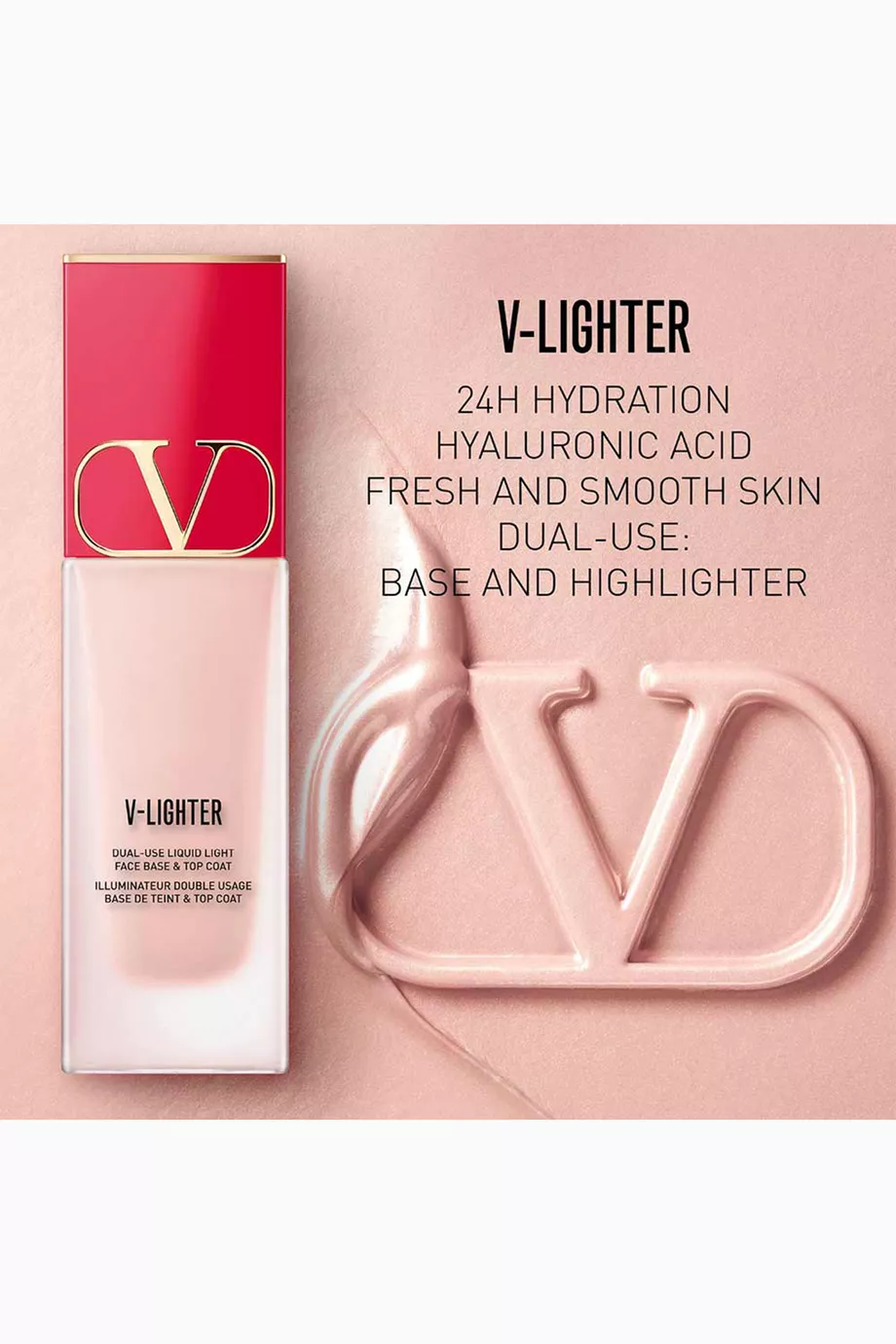Buy Valentino Beauty Pink Rosa V-Lighter Illuminating Face Primer