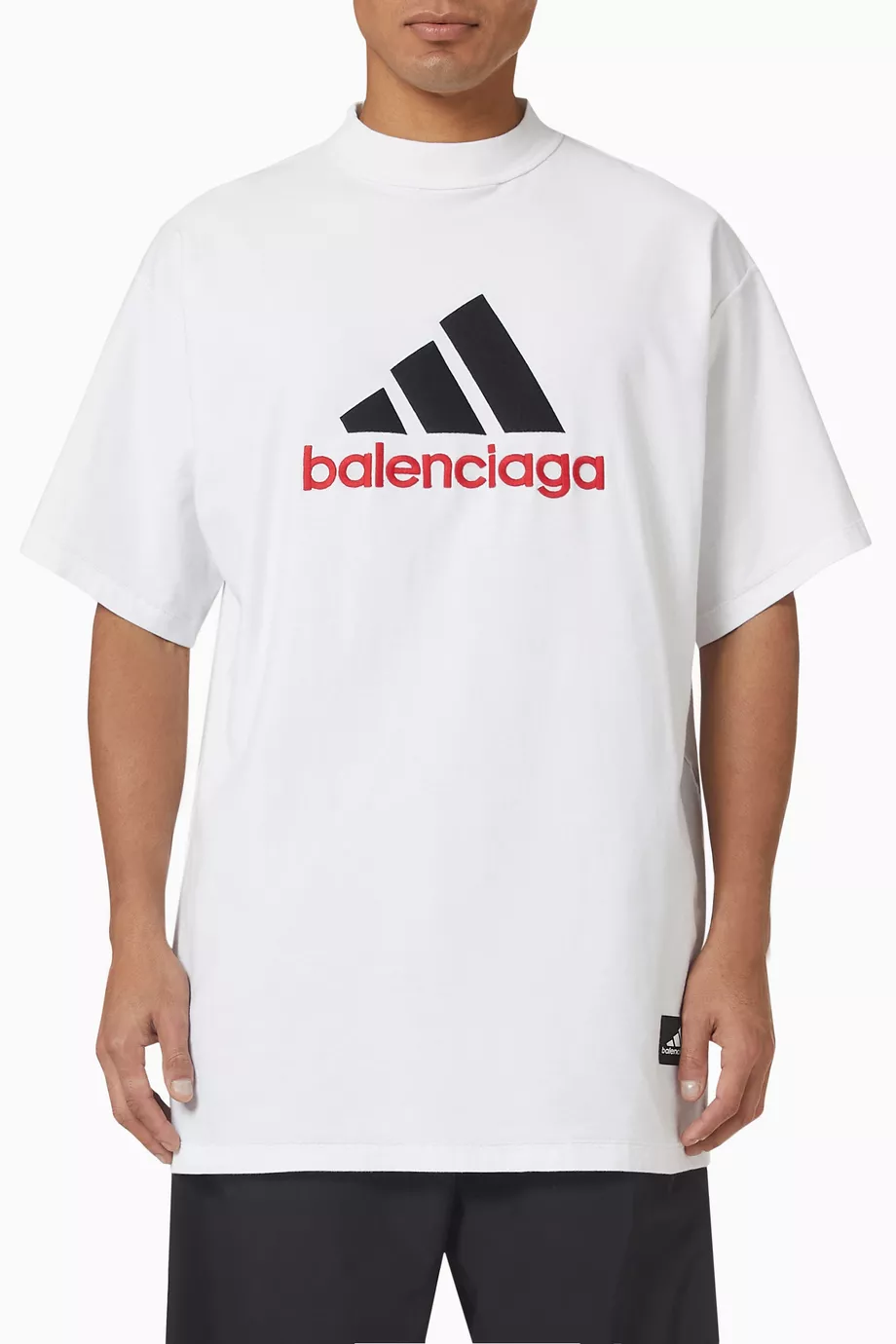 adidas balenciaga ホワイトシャツ Balenciaga x adidas T-Shirt Oversized White Men's - FW22 - US