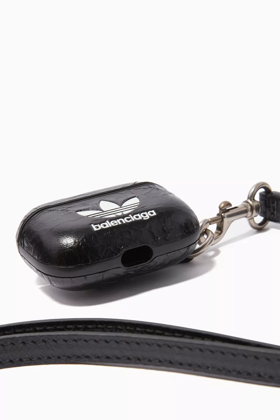 Buy Balenciaga Black x Adidas AirPods Pro Holder with Strap