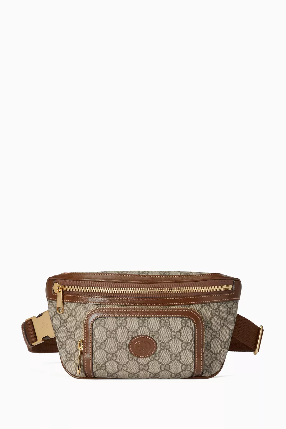 Buy Gucci Black GG Large Belt Bag in Supreme Canvas For Men Online Ounass UAE