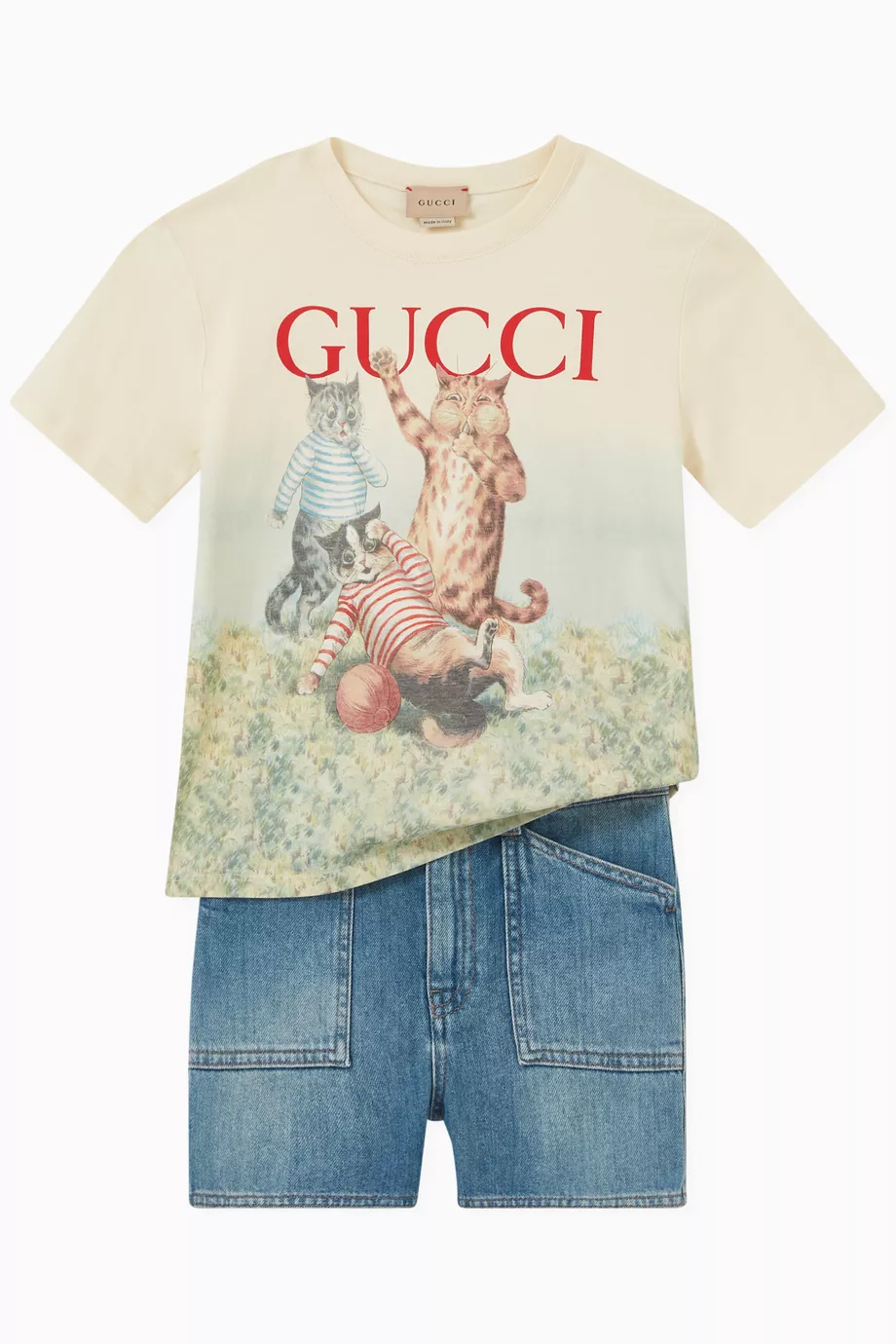Gucci shirt with cat cheap