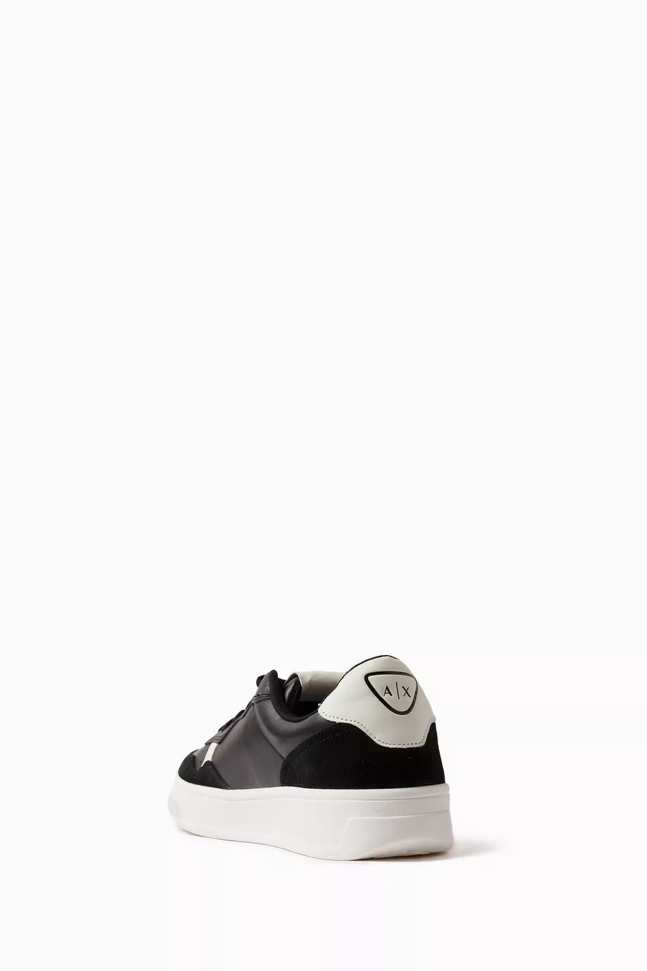 Buy Armani Exchange Black Seattle Colourblock Low-Top