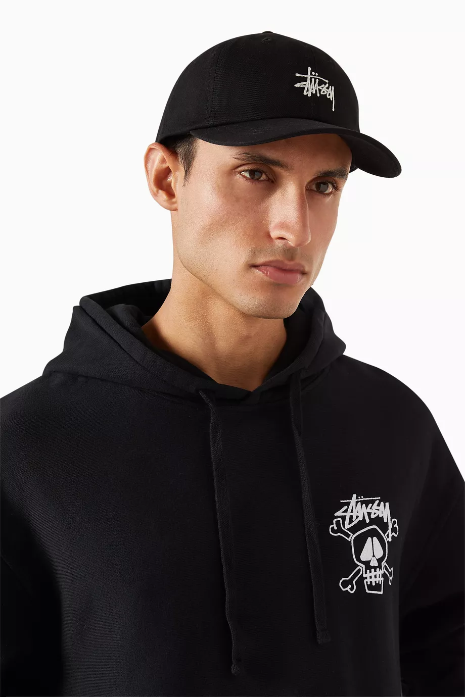 Buy Stussy Black Stock Low Pro Cap in Cotton Twill For Men Online Ounass UAE