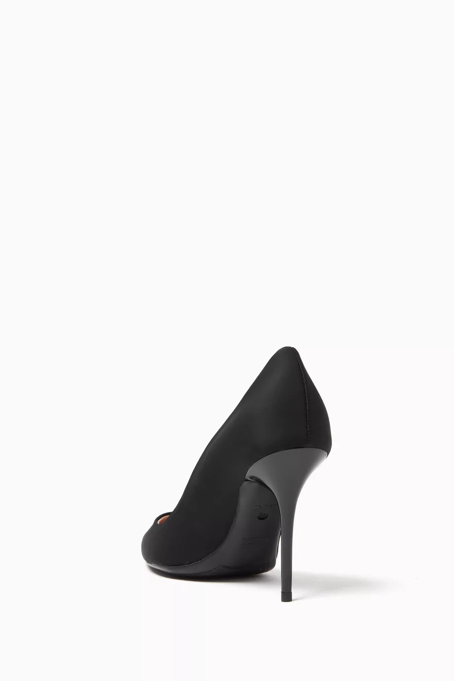 Buy Love Moschino Black Logo 95 Pumps in Smooth Leather For Women Online Ounass UAE