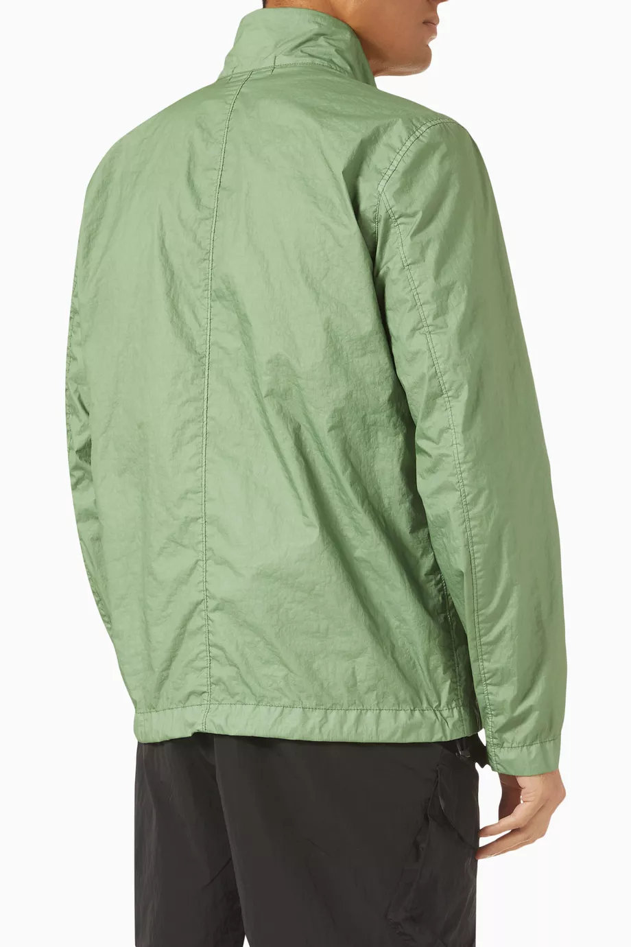 Buy Stone Island Green Jacket in Membrana 3L TC For Men Online Ounass UAE