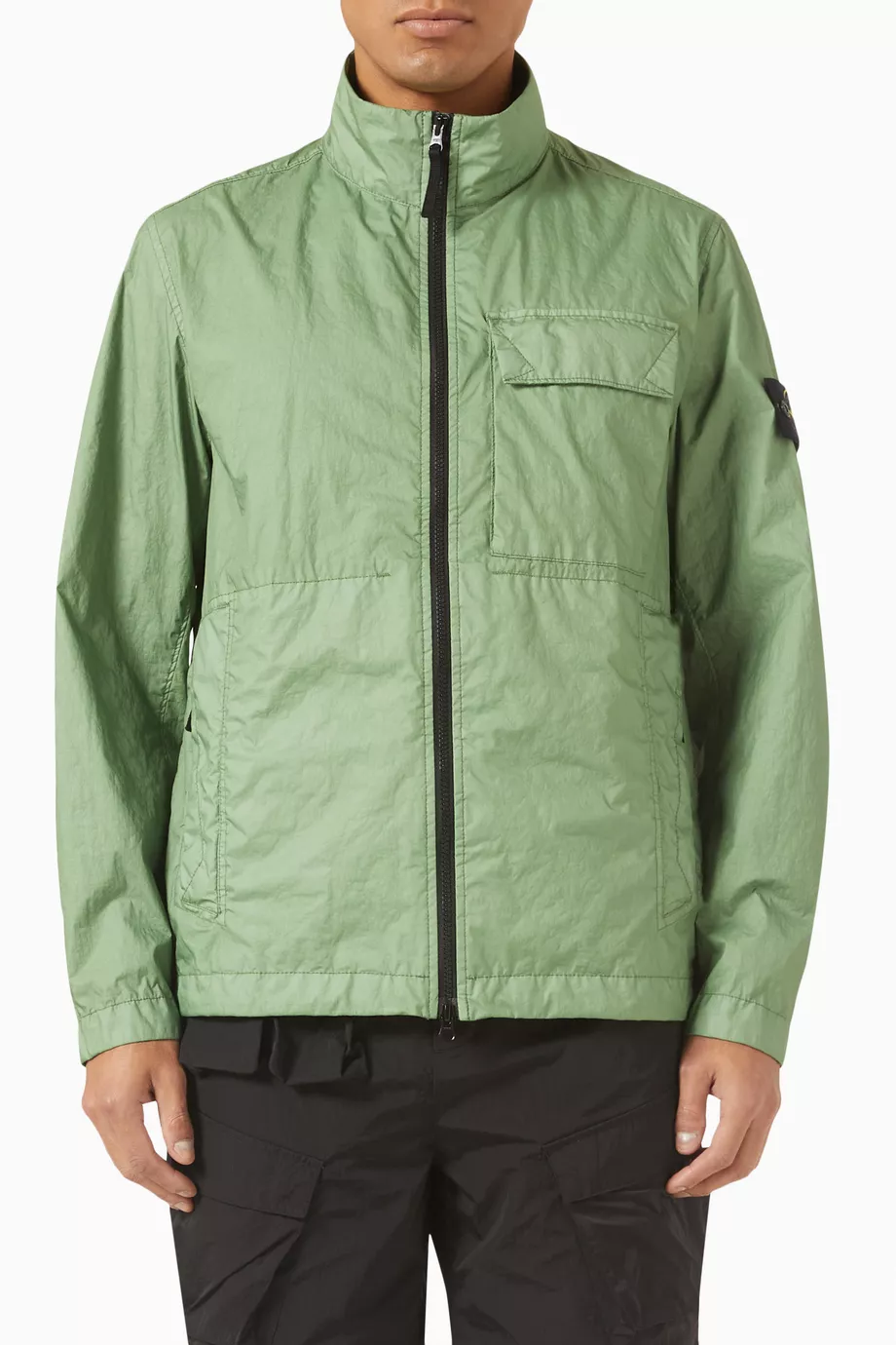 Stone island membrana green new arrivals