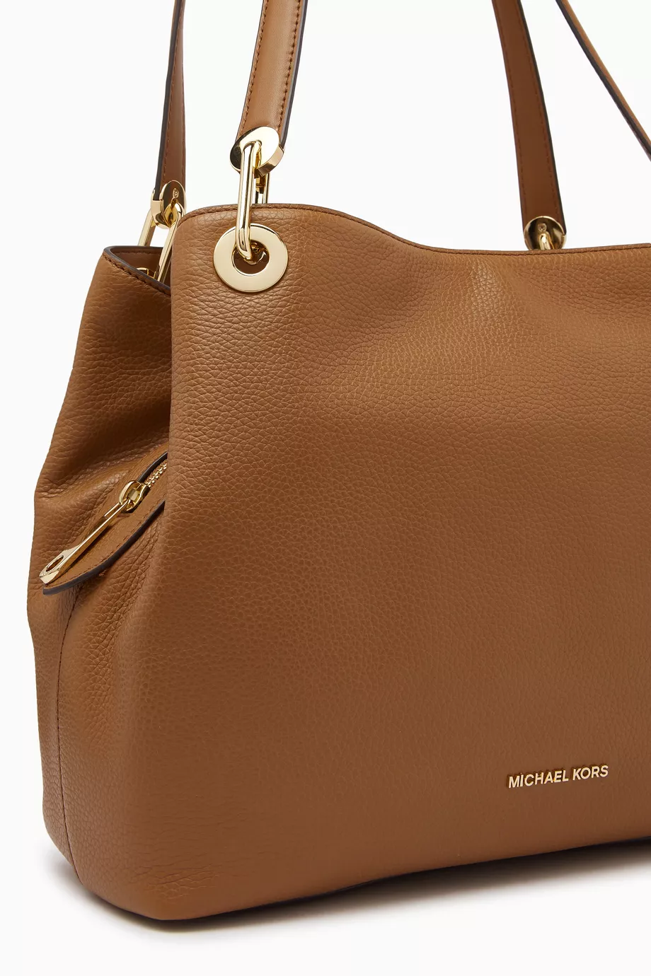 Buy Michael Kors Brown Raven Large Shoulder Bag in Pebbled Leather For Women Online Ounass UAE